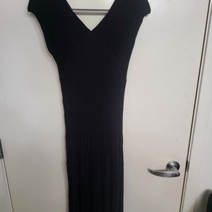 Vivienne Tam Women's Black Pleated Dress Size 1